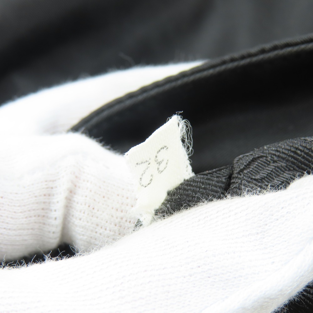 Prada Chain Shoulder Bag Triangle Logo Nylon Leather Black - Picture 15 of 15